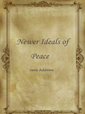 cover image of Newer Ideals Of Peace